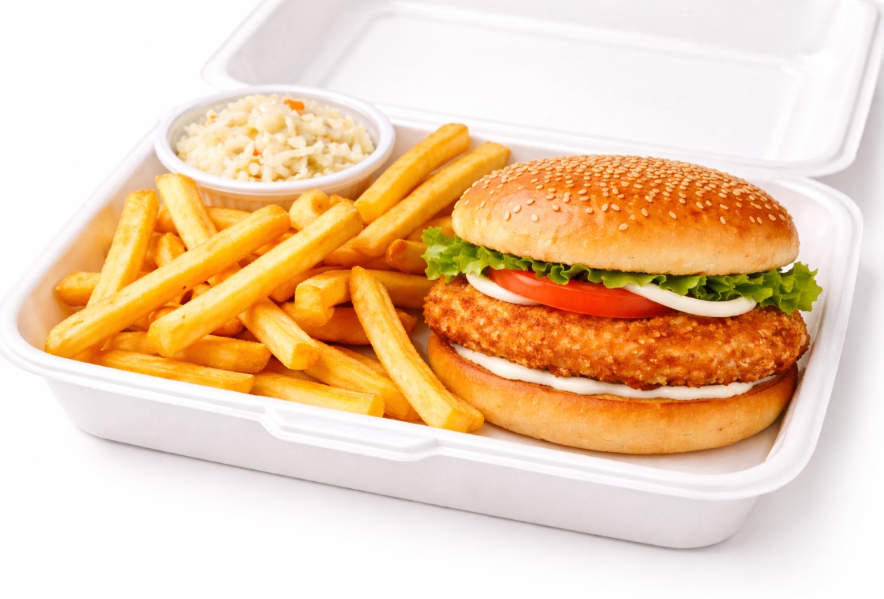 Chicken Burger Platter