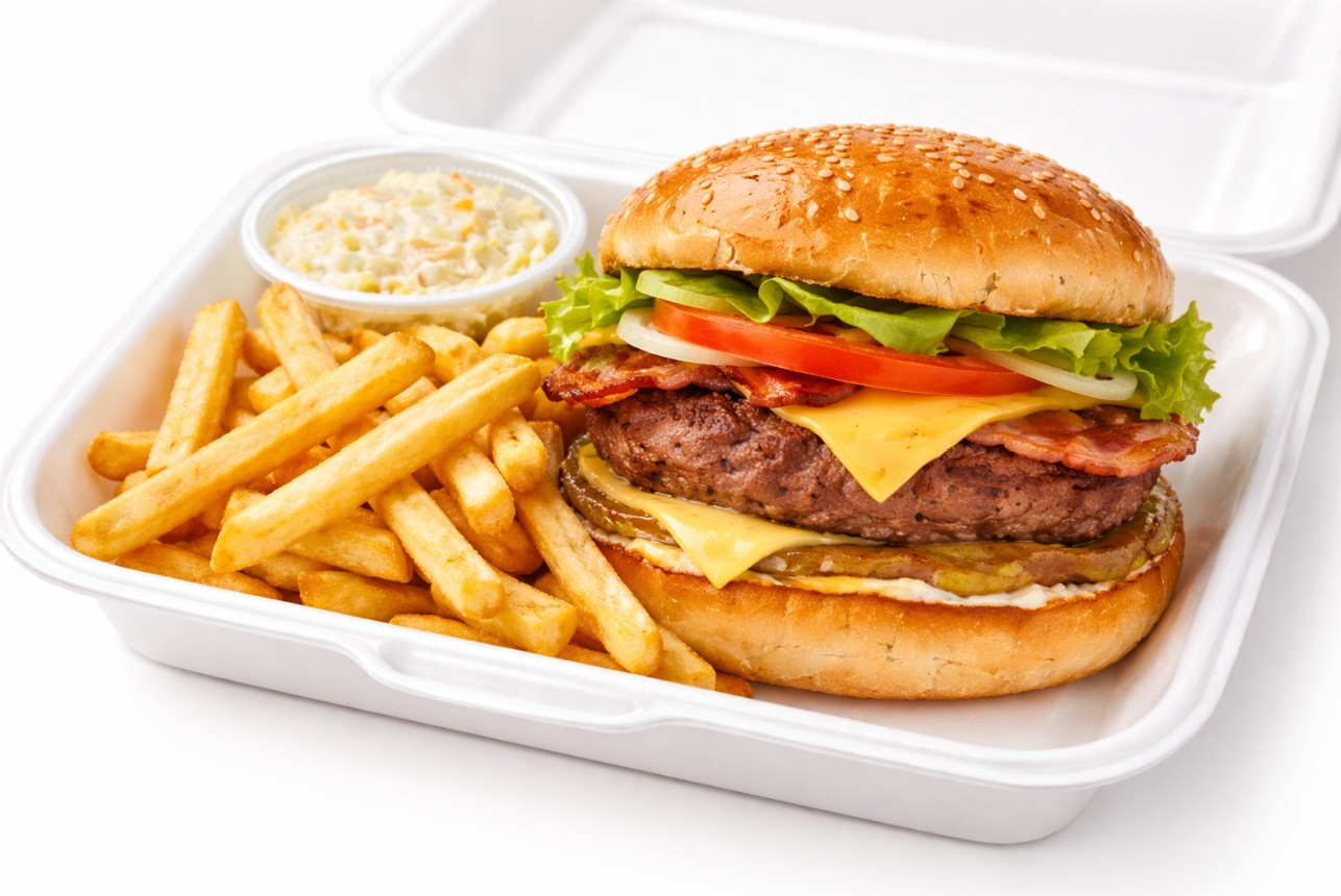 Deluxe Burger Platter