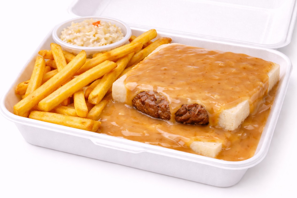 Hot Hamburger Platter